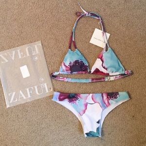 Floral Print Bikini Set, NEVER WORN